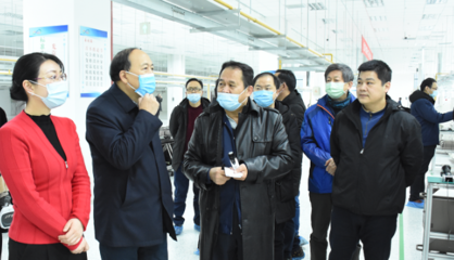 省臺辦考察新港區臺資企業，推動技術交流合作